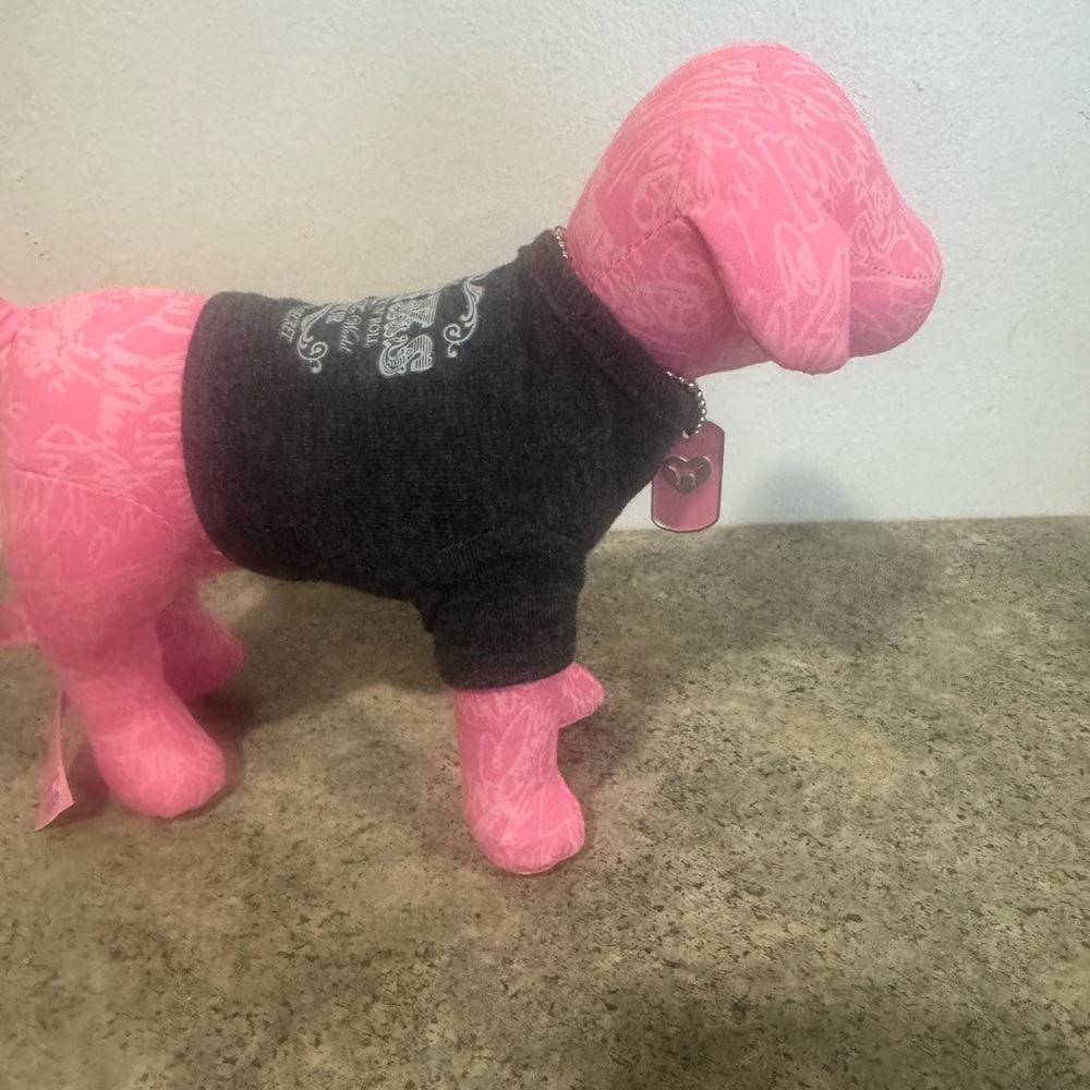 PINK Victoria's Secret Pink Dog Mannequin with Black Outfit